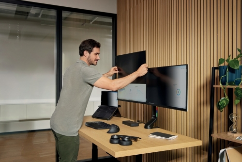 Filtru de confidentialitate Kensington HC, transparenta superioara, pentru monitor, 23.8'', 16:9, prindere duala